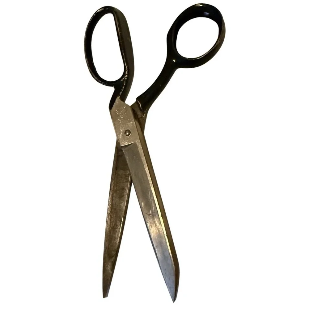 Vintage WISS Inlaid Shears Scissors Heavy Duty Steel Forged 8